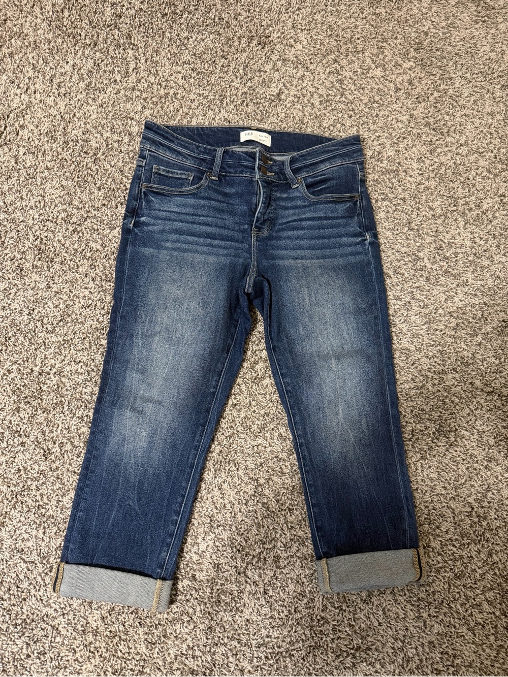 BKE Payton Mid-Rise Cropped Cuffed Women’s Jeans